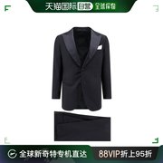 香港直邮潮奢 Kiton 男士 单排扣外套腰带环裤子西装套装 UASM862