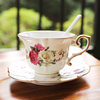 欧式的红茶杯陶瓷咖啡，英式小奢华杯下午茶式，套装杯碟精致骨瓷单个