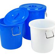 塑料水桶家用储水用加厚大容量大号食品级米面酿酒发酵圆胶桶带盖