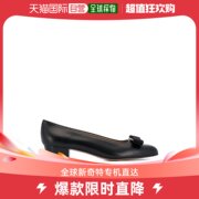 香港直邮Salvatore Ferragamo 女士Ferragamo 黑色平底鞋