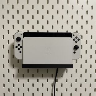 宜家洞洞板配件 任天堂NS电视底座支架 switch Dock ROG乌浦斯皮