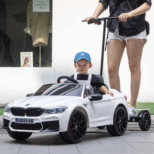 新宝马儿童车电动四轮宝宝玩具，汽车可坐大人婴儿，遥控小孩男女亲子