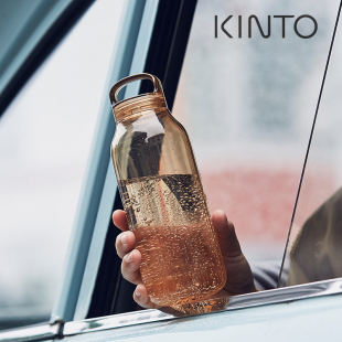 kintowaterbottle手提运动水瓶户外旅行树脂，轻便冷水瓶水杯子