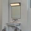 2024年中古风浴室镜壁挂洗手台，现代复古法式led镜前灯，方形镜