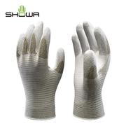 尚和手套SHOWA耐磨PU防静电手套硫化铜复合纤维防静电涂掌手套A