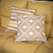 沙发抱枕地中海样板房客厅靠垫床头靠枕波西米亚彩色几何绣花靠包