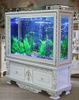欧式生态鱼缸水族箱玻璃大型中型屏风隔断1米1.2米1.5米底过滤