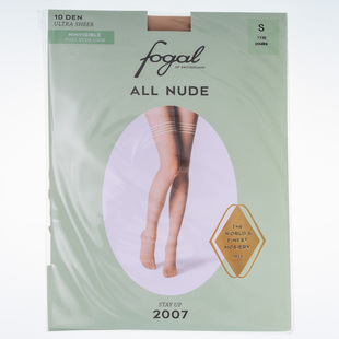 瑞士芙歌fogalallnude10超薄隐形柔软硅胶防滑长筒袜2007