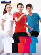 VICTOR胜利羽毛球服装男女威克多训练系列针织T恤多色T-30030