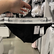 CK Calvin Klein 女士经典舒适透气logo低腰三角裤内裤棉质无痕