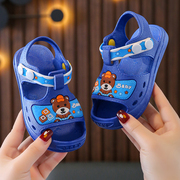 男童凉鞋2021夏季0-1-2-3岁男孩软底防滑4小童宝宝儿童沙滩鞋