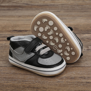婴儿鞋春秋0-6-9-12个月男女宝宝软底透气学步鞋一岁新生儿鞋子