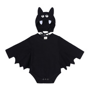 儿童宝宝万圣节爬服套装蝙蝠造型包屁衣长袖三角连身衣婴幼儿哈衣