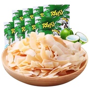 泰国进口绿苏梅椰子片40g一包烤干浓香椰子，脆片休闲零食年货