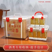 茅台镇酒类防潮手提箱收纳箱，龙年生肖收藏密封储存保存包装盒礼盒