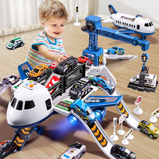 儿童玩具变形飞机1一3岁6宝宝2两合金，小汽车男孩女孩益智生日礼物