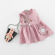 0-1岁女宝宝裙子女婴儿公主裙连衣裙子洋气小童连衣裙6个月背心裙
