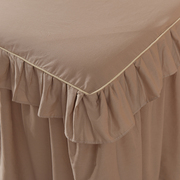 夏季纯棉床裙床罩单件，全棉防尘床垫保护罩1.5米1.8米防滑床单床套