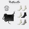 Pantherella英国棉袜子短袜男春夏毛巾袜运动袜男2双装礼盒5001S