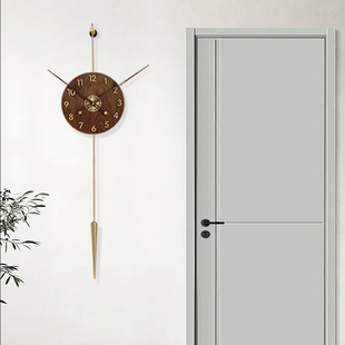 个性挂钟北欧轻奢装饰艺术石英钟表客厅创意简约现代网红大气时钟