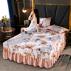 防滑床罩床裙式床套单件防尘席梦思保护套1.51.8m2米1.2床垫床笠