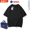 NASA联名满天星冰丝短袖T恤男士夏季潮牌宽松休闲圆领上衣体恤男