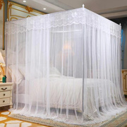 三开门宫廷落地家用蚊帐支架套装，1.5米1.8m双人床，大2米公主风帐纱