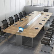 工作桌现代简约办公家具小型接待洽谈桌培训桌会议桌椅组合套装