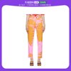 香港直邮潮奢agr女士粉色&橙色，印花牛仔裤
