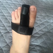 脚趾骨折支具受伤固定带弯曲男女穿鞋可穿鞋保护五指绑带指套足部