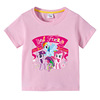 小马宝莉pony女童2022夏季童装，儿童夏装短袖t恤半袖宝宝上衣