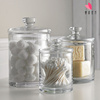 kbq1欧式玻璃罐储物罐透明糖果罐，厨房储藏罐卫浴收纳罐展示器皿