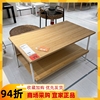 宜家国内 斯文荣 茶几 竹 98x55 厘米欧式简约住宅家具方桌