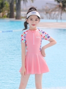 泳衣女款儿童游泳衣10岁女童装备用品连身中大童6岁防晒洋气