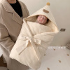新生婴儿抱被初生包被纯棉，用品秋冬季加厚包单包裹外出冬款防惊跳