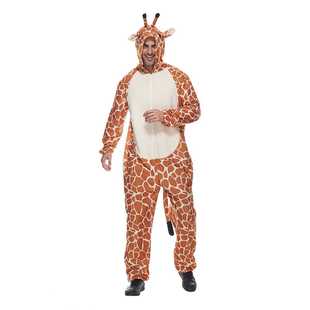 Kigurumi 亚马逊长颈鹿卡通连体睡衣cos成人动漫角色扮演服万圣节
