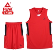 匹克篮球服2021春季篮球短套装时尚吸汗透气篮球套装F702211