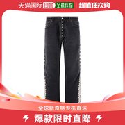 香港直邮GALLERY DEPT. 男士 Le Studded  喇叭型牛仔裤