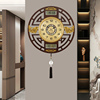 新中式客厅万年历(万年历)挂钟，古典大气中国风，石英钟个性创意钟表挂墙时钟