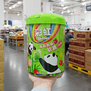 山姆彩虹萌萌熊猫软糖409g桶装多种口味混合0糖儿童软糖果