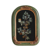 现代轻奢中古小众古典复古怀旧装饰画法式植物花卉拱形框美式挂画