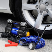 车载充气泵双缸高压大功率便携式汽车12V伏越野SUV轿车轮胎打气泵
