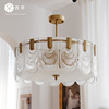 西早意大利风格中古玻璃吊灯，北欧现代简约轻奢设计师，卧室客厅灯