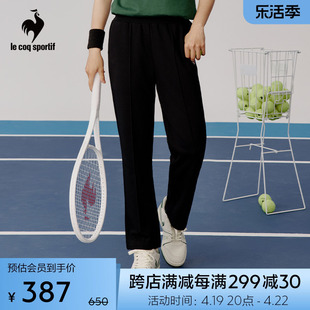 网球系列乐卡克法国公鸡春秋男子针织直筒运动休闲长裤
