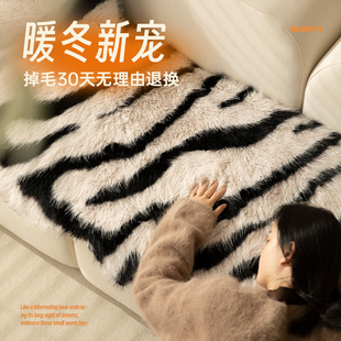 冬季沙发垫秋冬毛绒坐垫垫子，异形四季通用盖布轻奢高级感沙发巾
