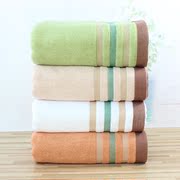 中国结PD2190通用加厚加大素色条纹竹纤维浴巾比纯棉吸水柔软