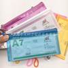 A7防水零钱袋小号证件袋存折收纳交通卡身份证票据袋彩色便携笔袋