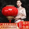 羊皮灯笼吊灯中国风户外防水防晒广告印字中式仿古春节大红圆灯笼