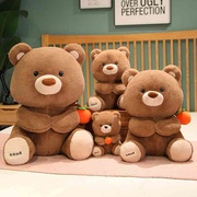 柿柿如意泰迪熊抱抱熊，公仔毛绒玩具玩偶布娃娃情人，节男女生日礼物