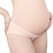 透气怀孕期孕妇低腰内裤孕妇U型托腹时尚前卫孕妇无痕裤源头